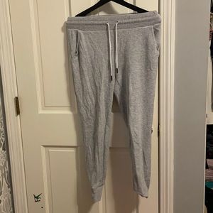 Gray joggers